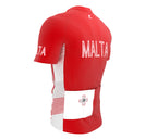 Malta  Full Zipper Bike Short Sleeve Cycling Jersey