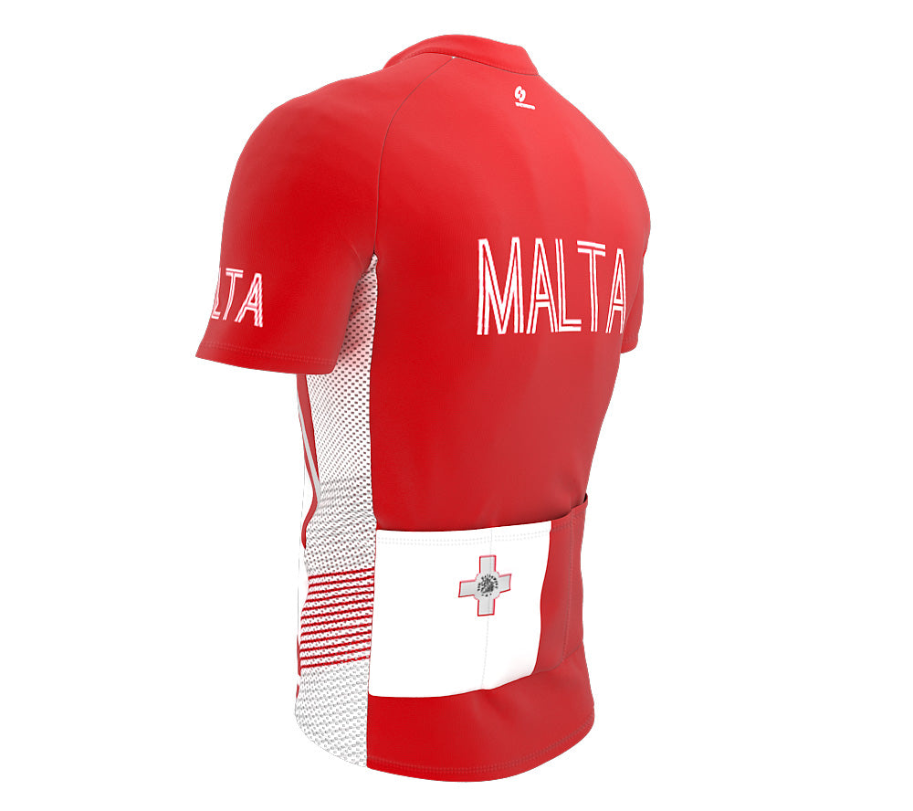Malta  Full Zipper Bike Short Sleeve Cycling Jersey