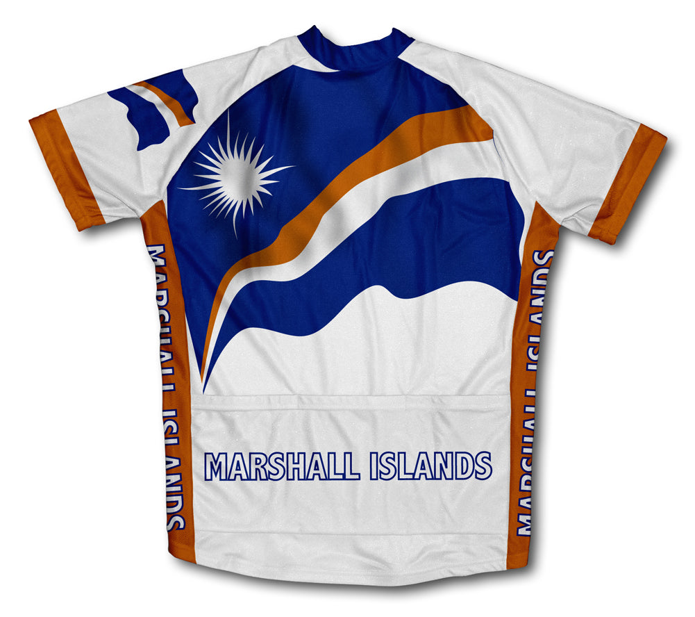 Marshall Islands Flag Cycling Jersey for Men and Women