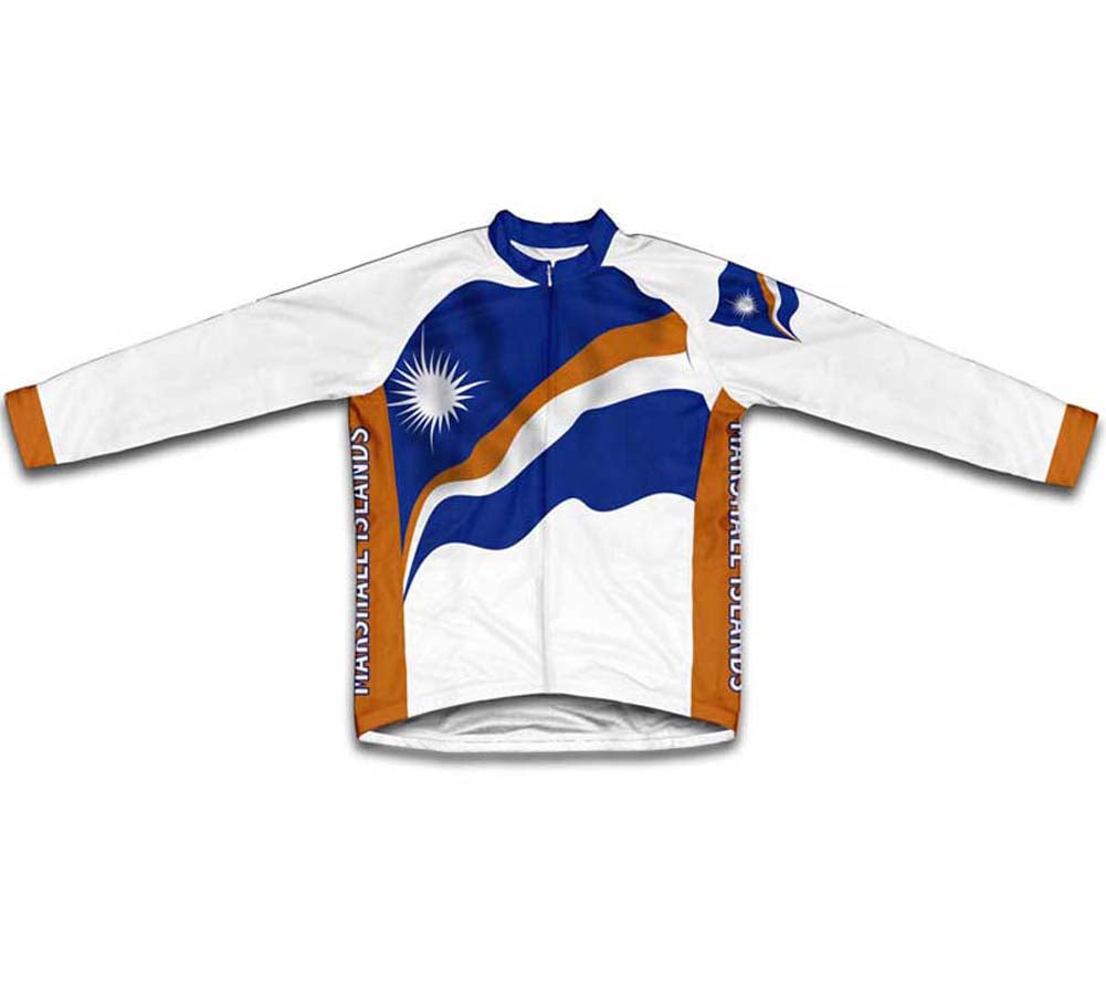 Marshall Islands Flag Cycling Jersey for Men and Women