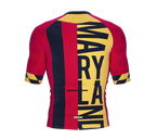 ScudoPro Pro-Elite Short Sleeve Cycling Jersey Maryland USA State Icon landmark symbol identity  | Men and Women