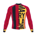 ScudoPro Pro Thermal Long Sleeve Cycling Jersey Maryland USA state Icon landmark identity  | Men and Women