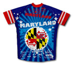 Maryland Short Sleeve Cycling Jersey for Men and Women