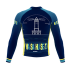 ScudoPro Pro Thermal Long Sleeve Cycling Jersey Massachusetts USA state Icon landmark identity  | Men and Women