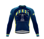 ScudoPro Pro Thermal Long Sleeve Cycling Jersey Massachusetts USA state Icon landmark identity  | Men and Women