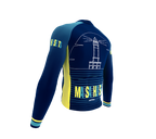 ScudoPro Pro Thermal Long Sleeve Cycling Jersey Massachusetts USA state Icon landmark identity  | Men and Women