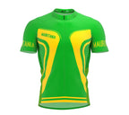 Mauritania  Full Zipper Bike Short Sleeve Cycling Jersey