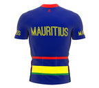 Mauritius  Full Zipper Bike Short Sleeve Cycling Jersey