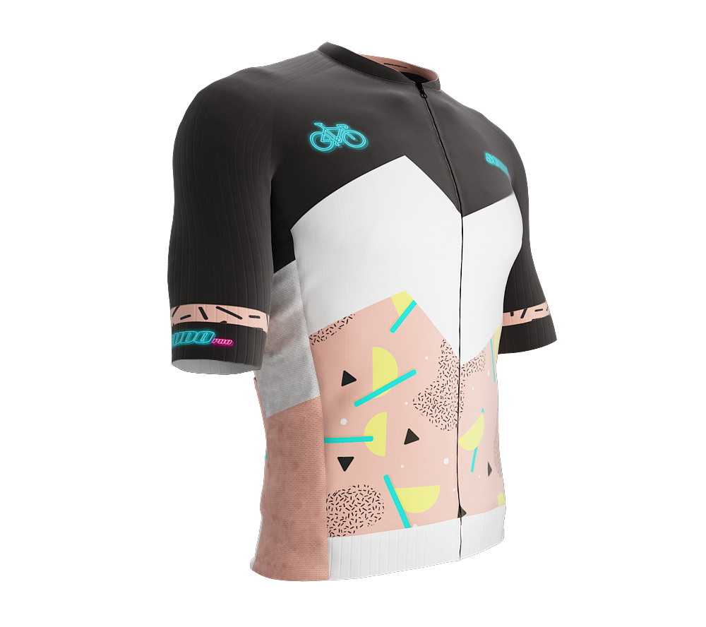 ScudoPro Elite Fit Short Sleeve Cycling Jersey Retro Bact|  Men and Women