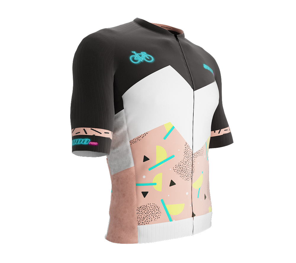ScudoPro Pro-Elite Short Sleeve Cycling Jersey Retro Bact|  Men and Women