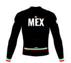 ScudoPro Pro Thermal Long Sleeve Cycling Jersey Country CODE Mexico Black | Men and Women