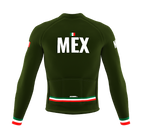 ScudoPro Pro Thermal Long Sleeve Cycling Jersey Country CODE Mexico Green | Men and Women
