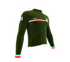 ScudoPro Pro Thermal Long Sleeve Cycling Jersey Country CODE Mexico Green | Men and Women