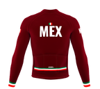 ScudoPro Pro Thermal Long Sleeve Cycling Jersey Country CODE Mexico Vine | Men and Women