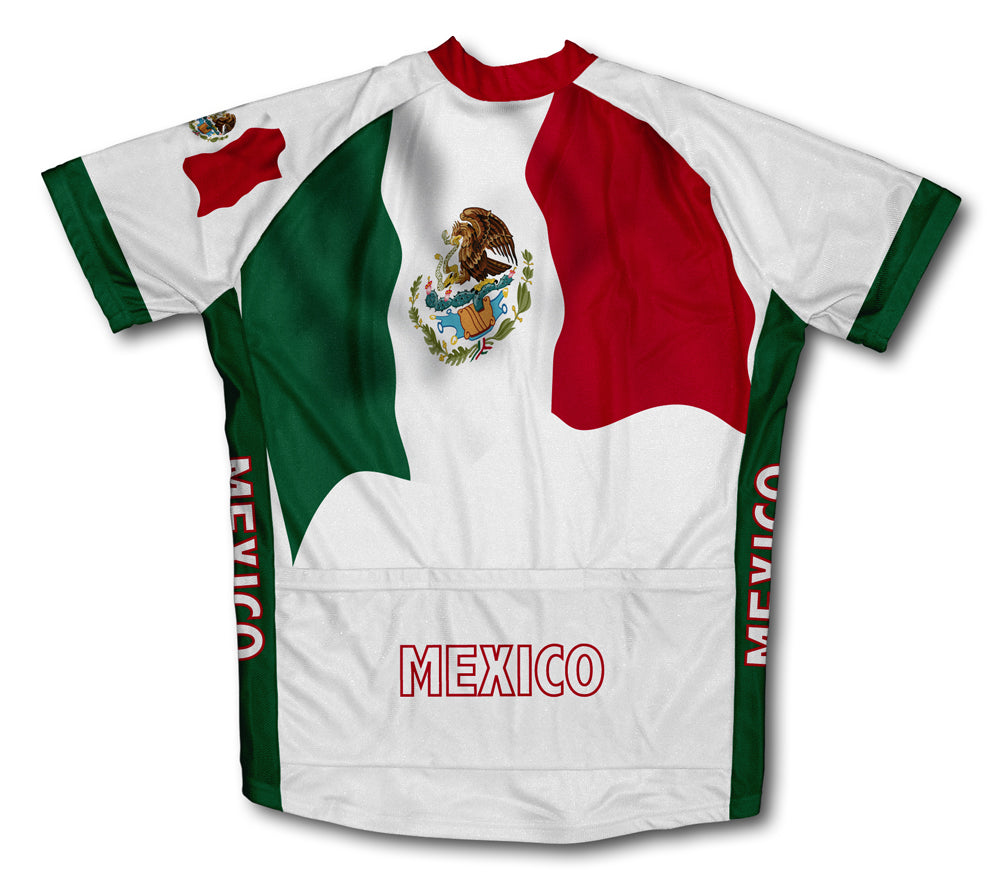 Mexico Flag Cycling Jersey for Men and Women