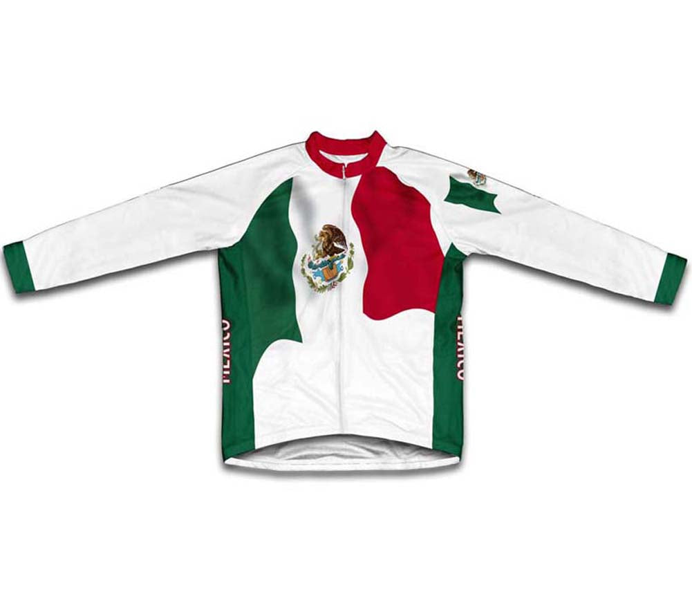 Mexico Flag Cycling Jersey for Men and Women