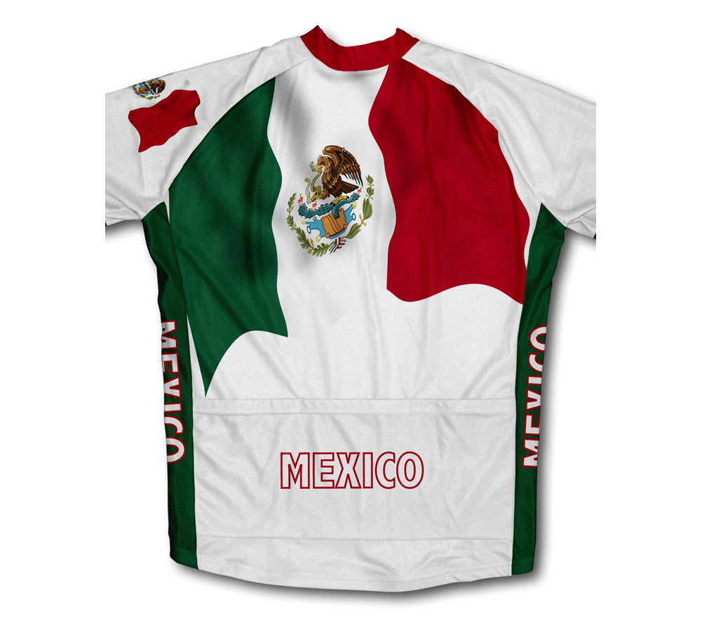 Mexico Flag Cycling Jersey for Men and Women