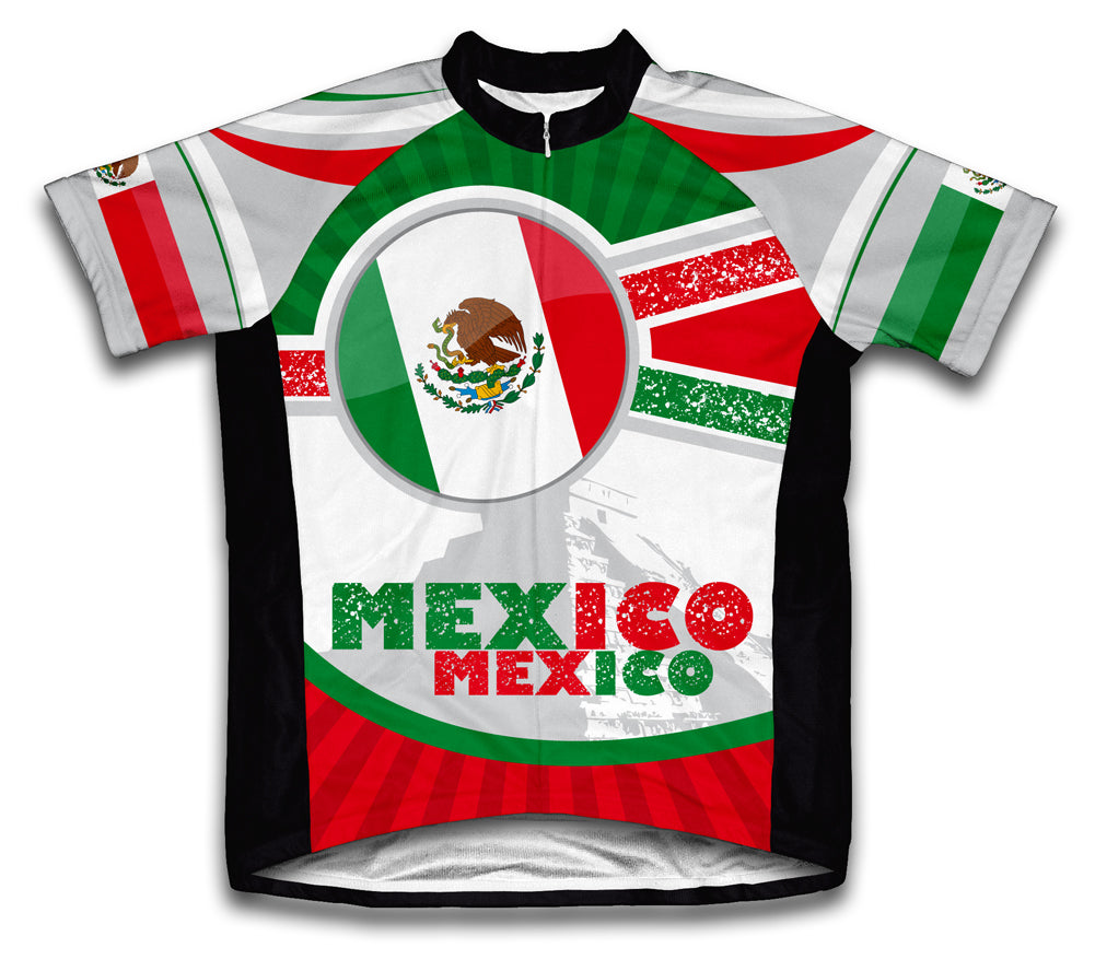 Mexico Short Sleeve Cycling Jersey for Men and Women