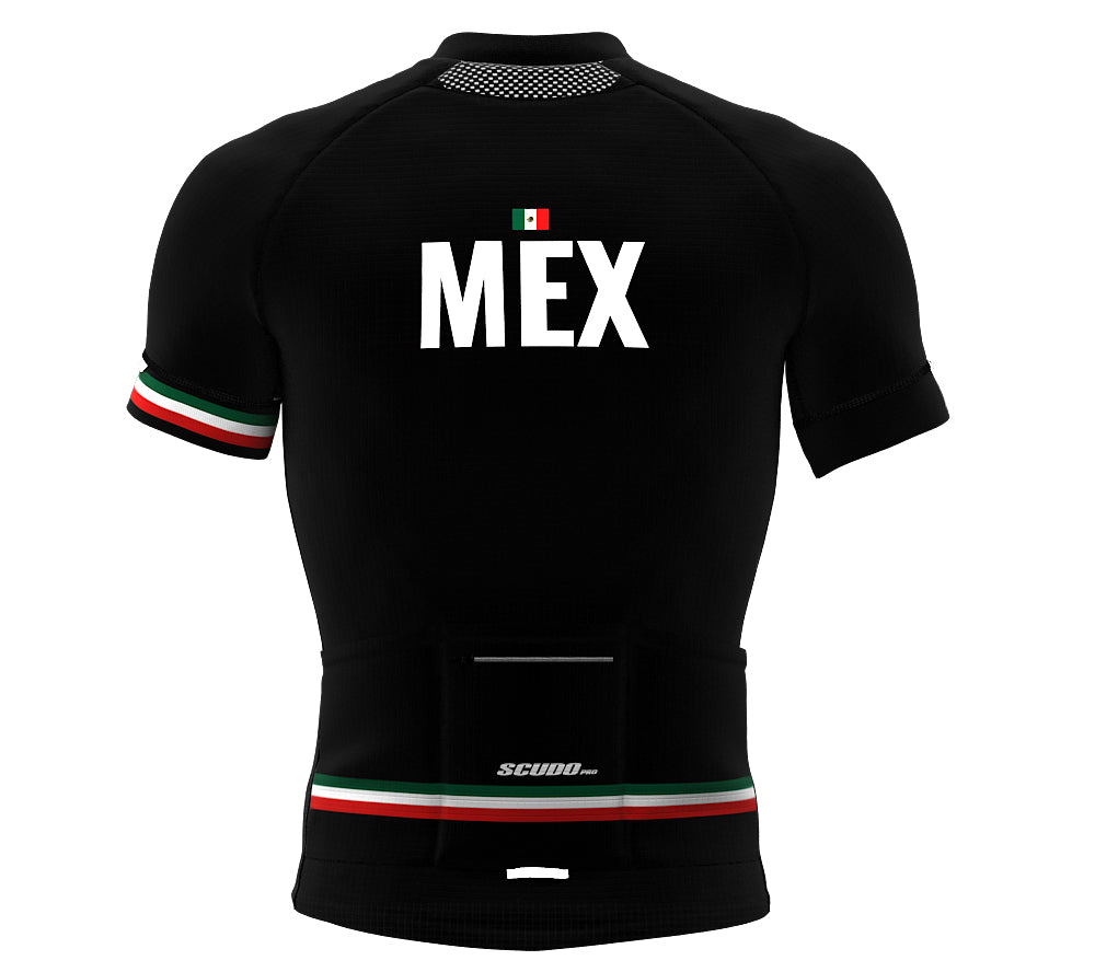 Mexico Black CODE Short Sleeve Cycling PRO Jersey for Men and Women