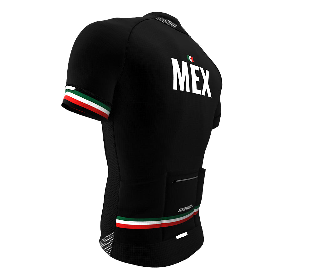 Mexico Black CODE Short Sleeve Cycling PRO Jersey for Men and Women