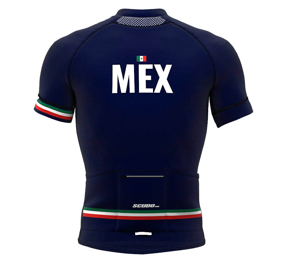 Mexico Blue CODE Short Sleeve Cycling PRO Jersey for Men and Women