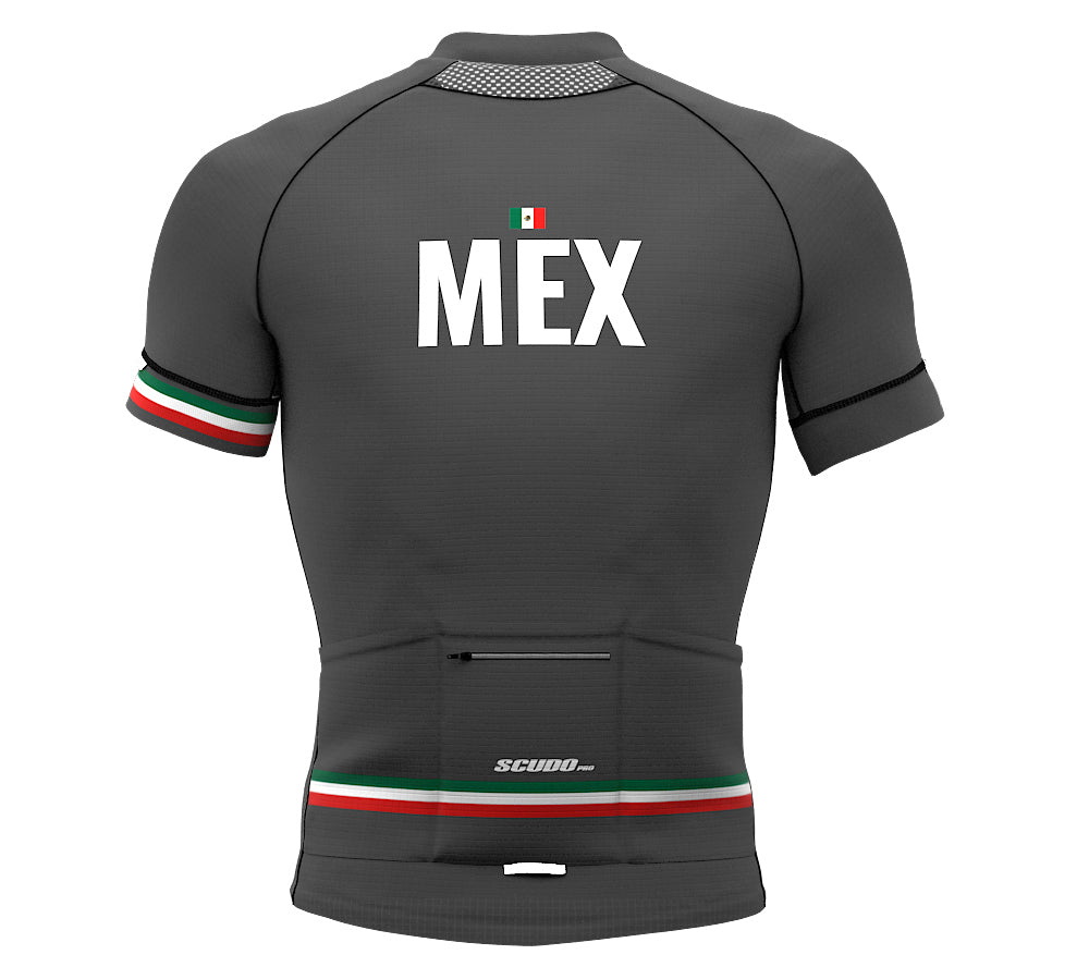 Mexico Gray CODE Short Sleeve Cycling PRO Jersey for Men and Women