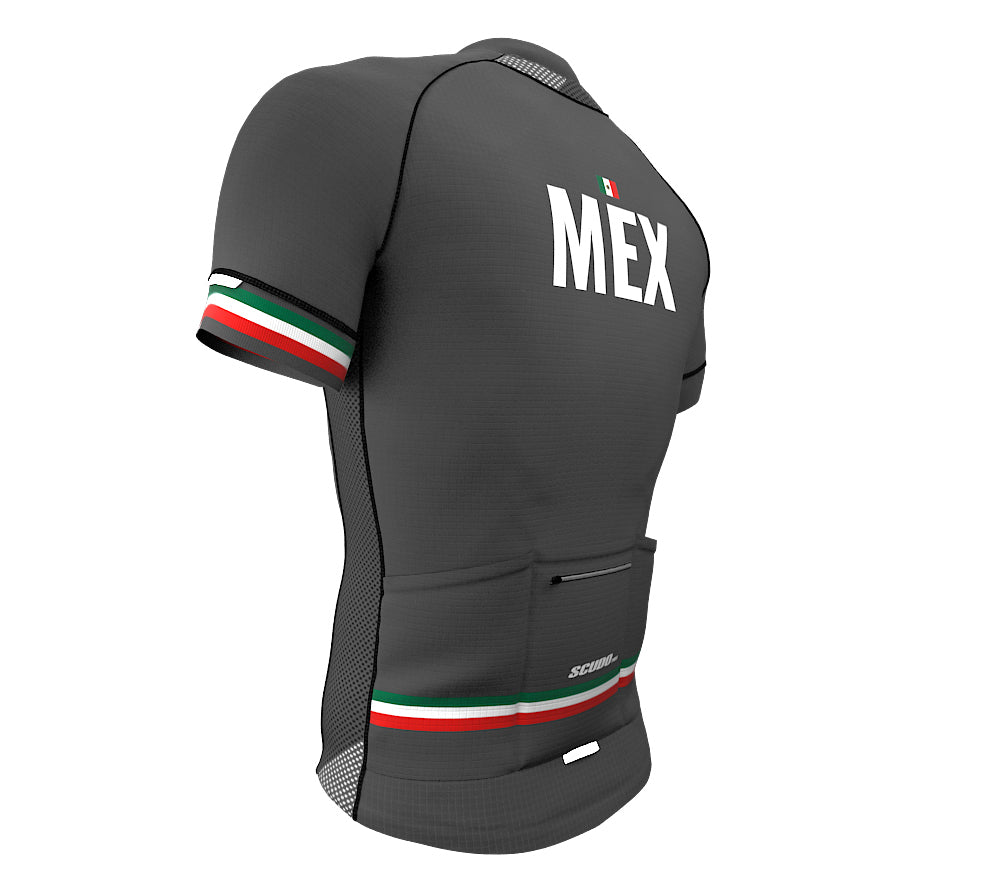 Mexico Gray CODE Short Sleeve Cycling PRO Jersey for Men and Women