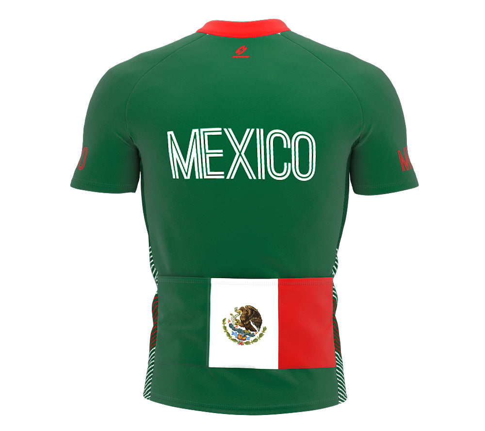 Mexico  Full Zipper Bike Short Sleeve Cycling Jersey