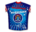 Michigan Short Sleeve Cycling Jersey for Men and Women