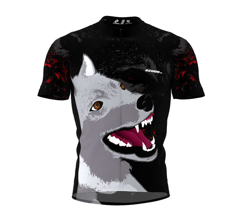 Midnigh Lobo Cycling Jersey Short Sleeve for Men and Women