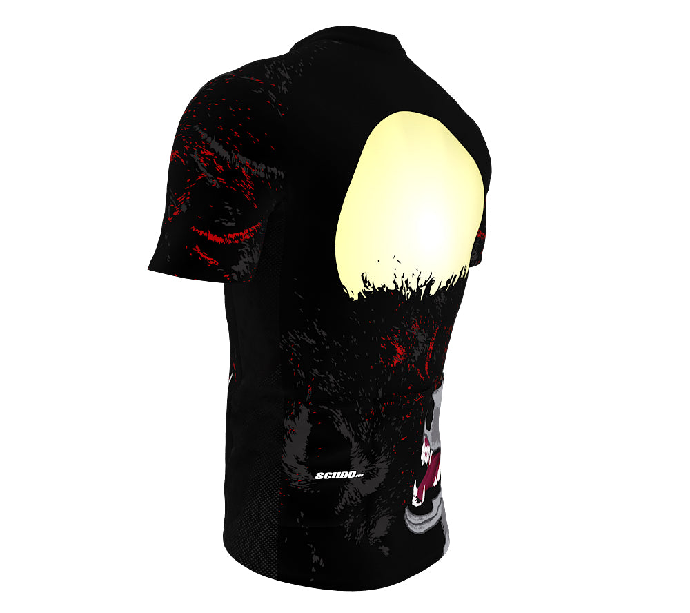 Midnigh Lobo Cycling Jersey Short Sleeve for Men and Women