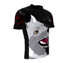 Midnigh Lobo Cycling Jersey Short Sleeve for Men and Women