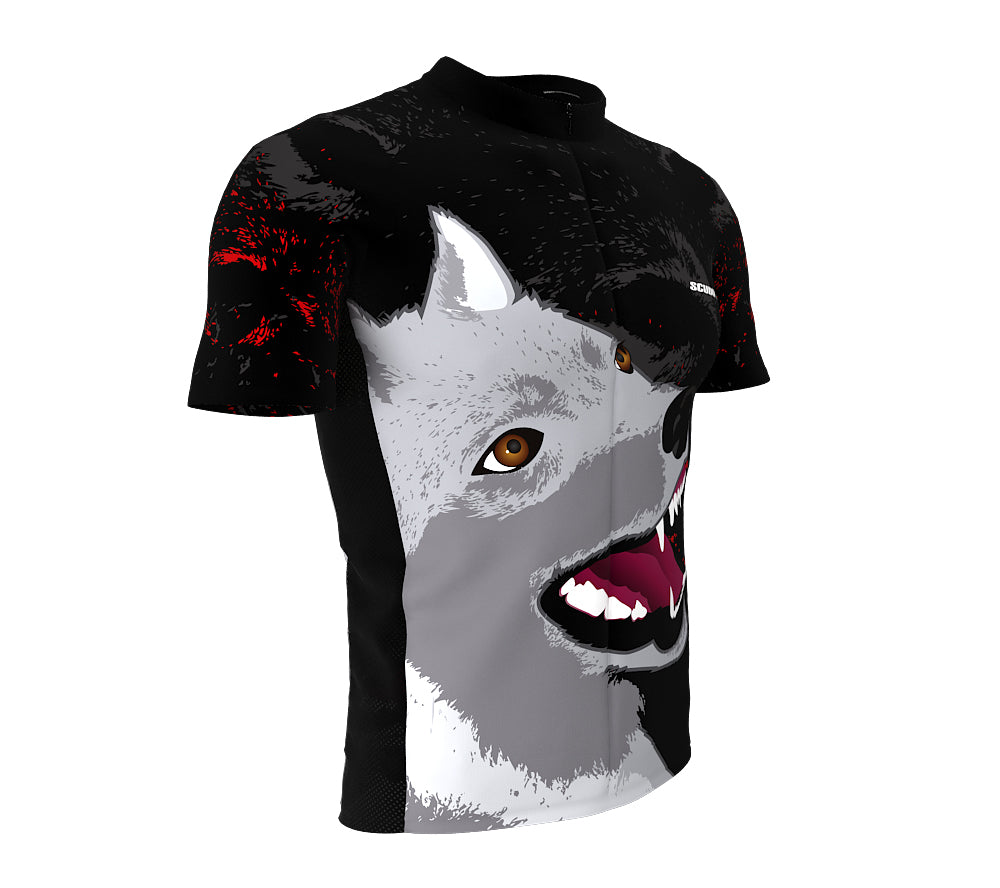 Midnigh Lobo Cycling Jersey Short Sleeve for Men and Women