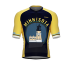 ScudoPro Pro-Elite Short Sleeve Cycling Jersey Minnesota USA State Icon landmark symbol identity  | Men and Women
