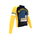 ScudoPro Pro Thermal Long Sleeve Cycling Jersey Minnesota USA state Icon landmark identity  | Men and Women