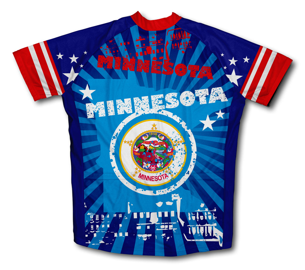 Minnesota Short Sleeve Cycling Jersey for Men and Women