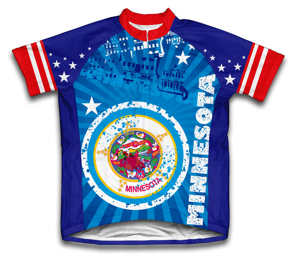 Minnesota Short Sleeve Cycling Jersey for Men and Women