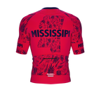 ScudoPro Pro-Elite Short Sleeve Cycling Jersey Misisipi USA State Icon landmark symbol identity  | Men and Women