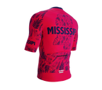 ScudoPro Pro-Elite Short Sleeve Cycling Jersey Misisipi USA State Icon landmark symbol identity  | Men and Women