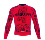 ScudoPro Pro Thermal Long Sleeve Cycling Jersey Mississippi USA state Icon landmark identity  | Men and Women