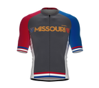 ScudoPro Pro-Elite Short Sleeve Cycling Jersey Misuri USA State Icon landmark symbol identity  | Men and Women