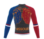 ScudoPro Pro Thermal Long Sleeve Cycling Jersey Missouri USA state Icon landmark identity  | Men and Women
