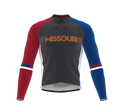 ScudoPro Pro Thermal Long Sleeve Cycling Jersey Missouri USA state Icon landmark identity  | Men and Women