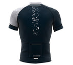 Mode On Blue Short Sleeve Cycling PRO Jersey