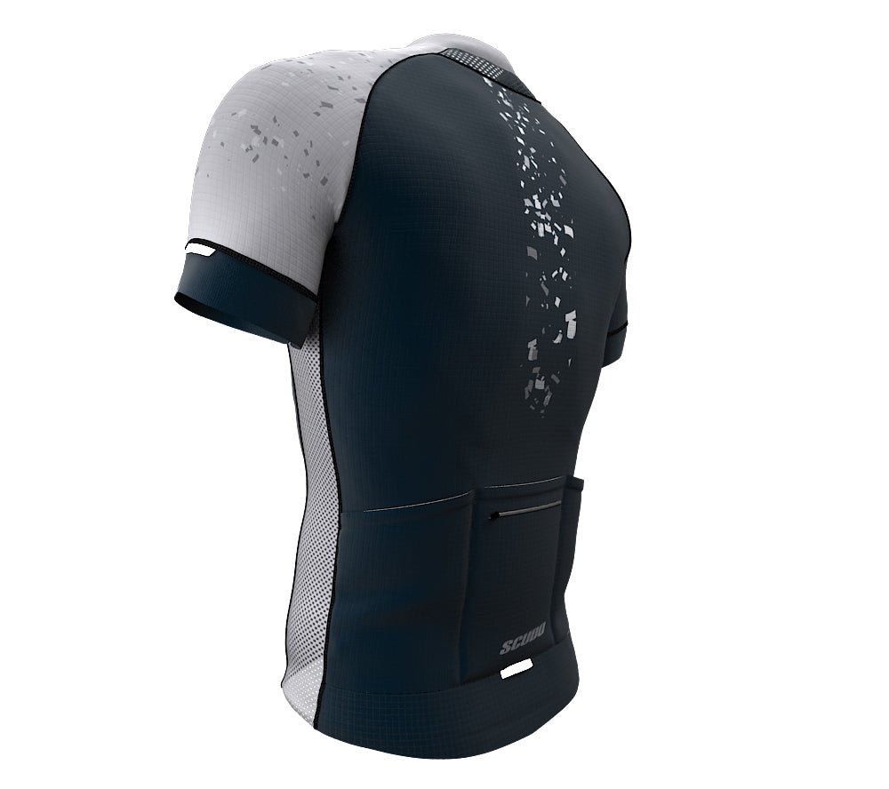 Mode On Blue Short Sleeve Cycling PRO Jersey