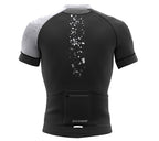 Mode On Gray Short Sleeve Cycling PRO Jersey