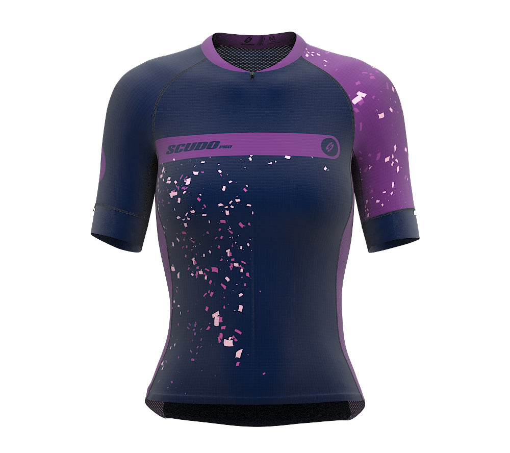 Mode On Purple Short Sleeve Cycling PRO Jersey