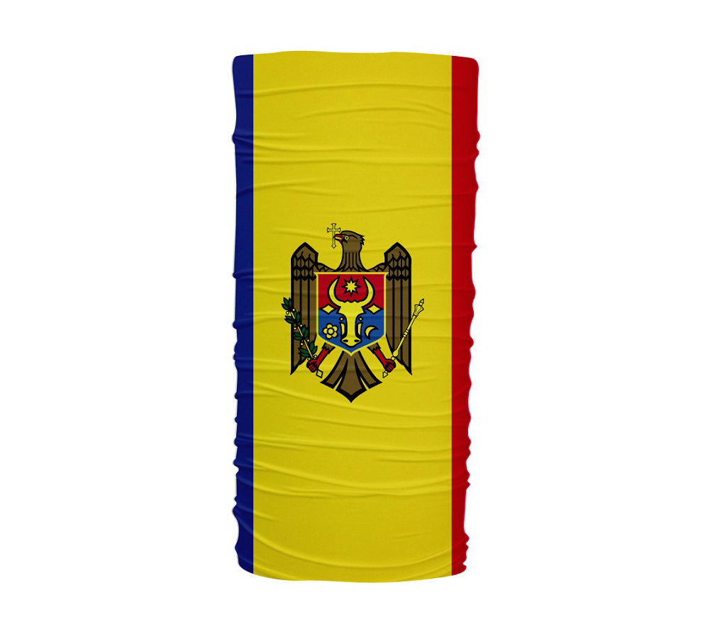 Moldova Flag Multifunctional UV Protection Headband
