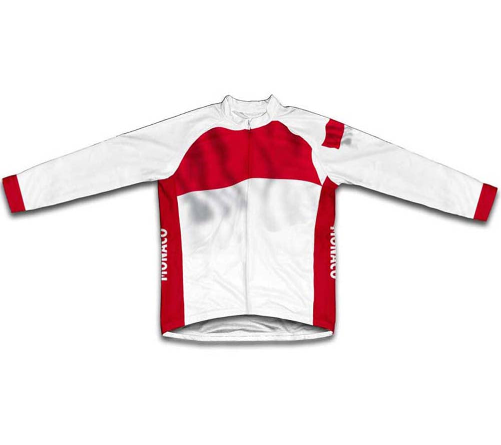 Monaco Flag Cycling Jersey for Men and Women