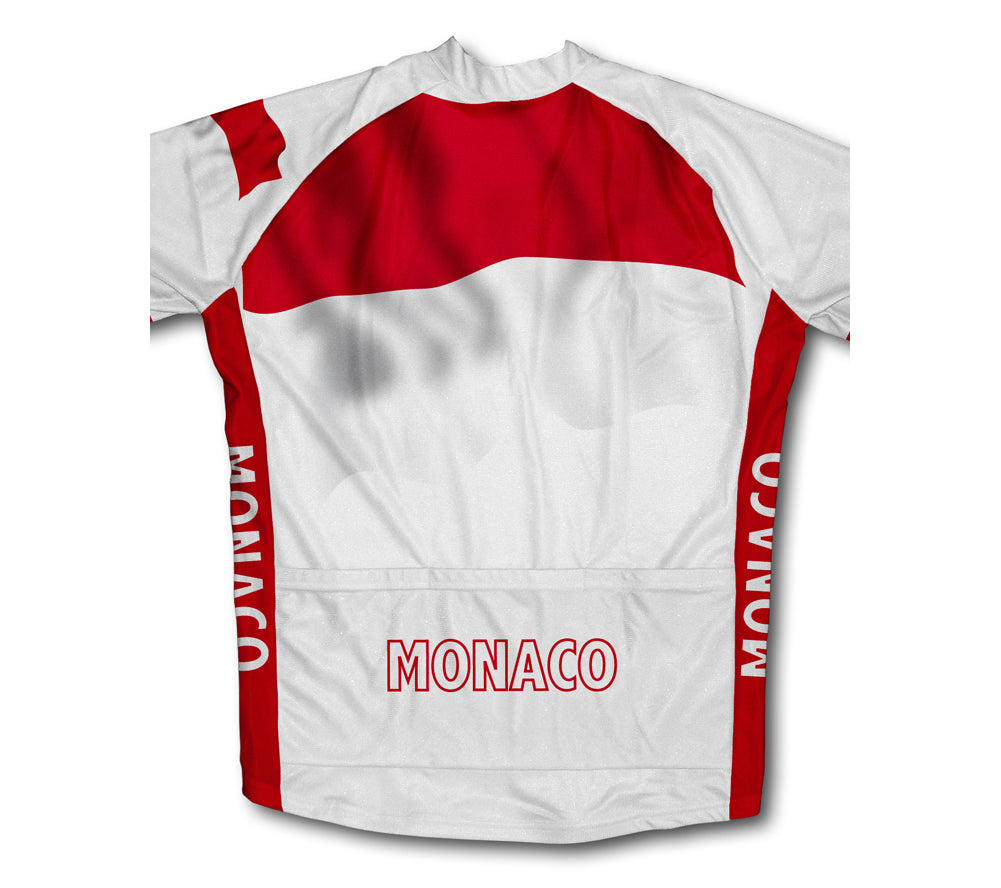 Monaco Flag Cycling Jersey for Men and Women